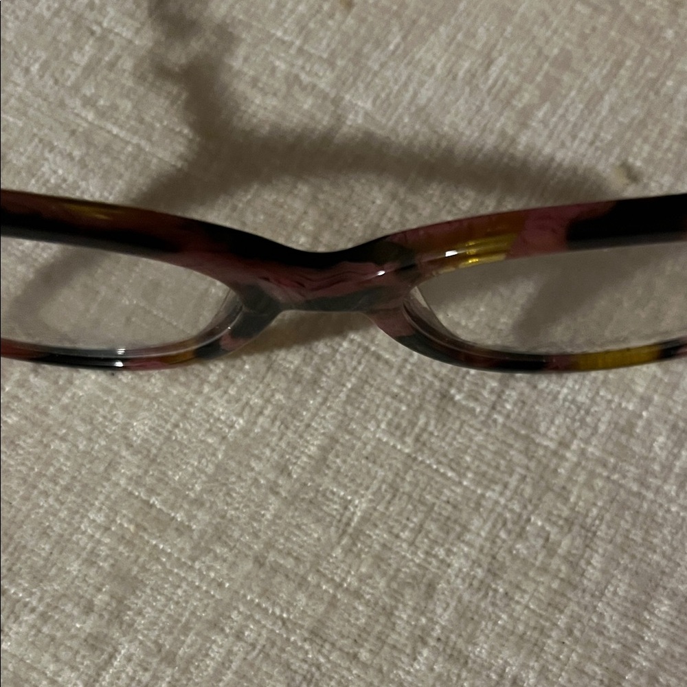 Marciano Tortoise Cat-Eye Glasses with Pink and Gold Accents by Guess - Picture 11 of 16